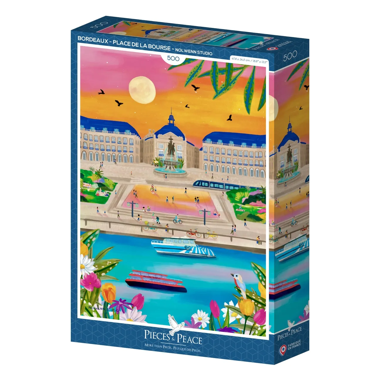 8vBordeaux-Place-De-La-Bourse-500-Piece-Jigsaw-Puzzle