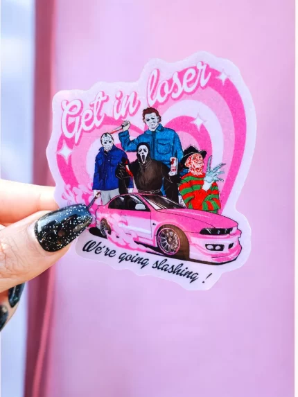 Get In Loser Mean Girls Horror Sticker
