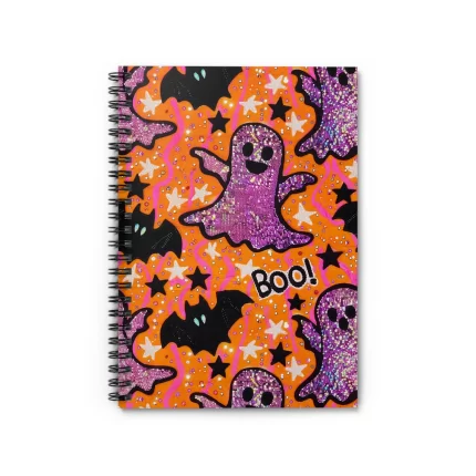 Glitter Ghoul  Spiral Notebook - Ruled Line