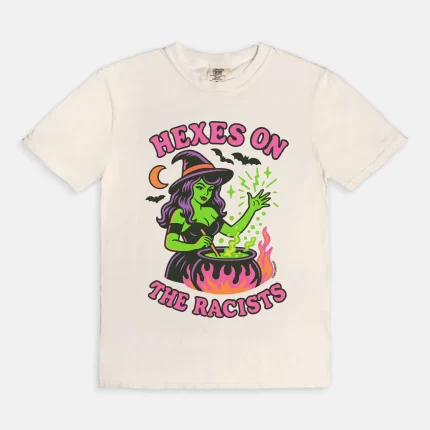 Hexes On The Racists Halloween Vintage Wash Tee (Copy)