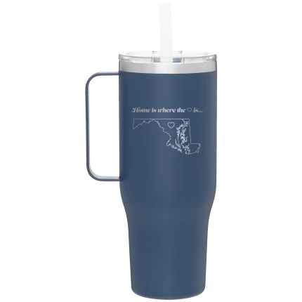 Personalized Maryland Heart 40 oz Tumbler Mug - Constellation