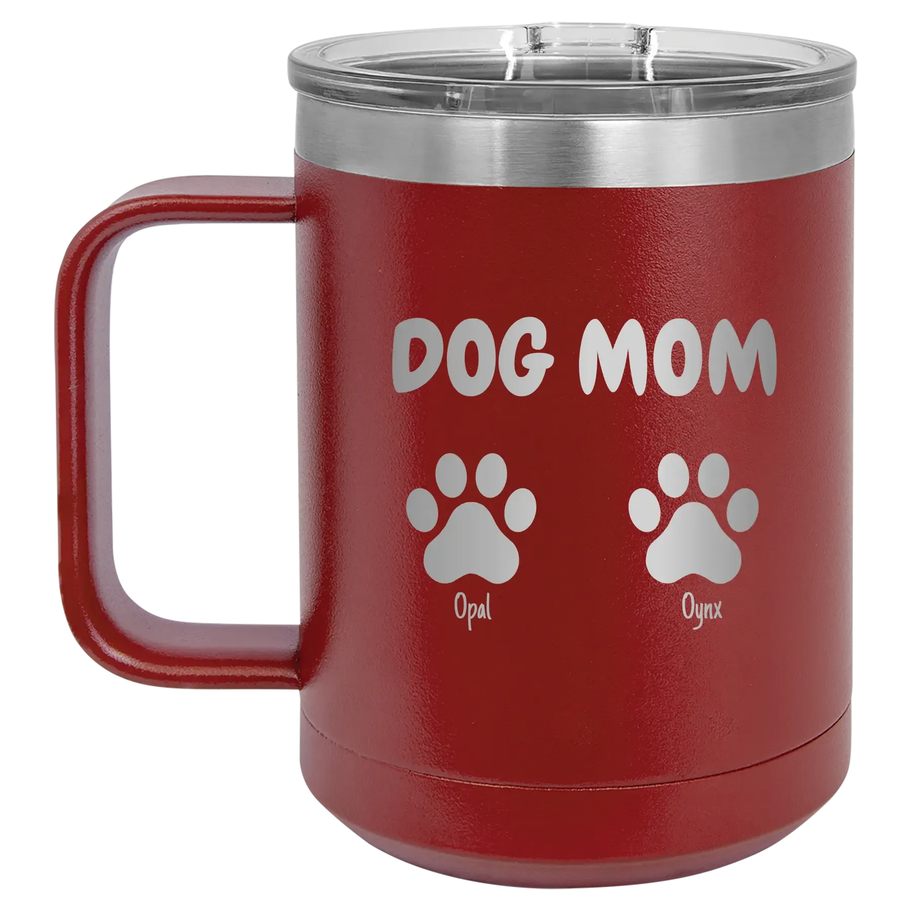 9yPersonalized-Cat-Dog-Mom-Dad-2-paws-15-oz-Mug-Maroon