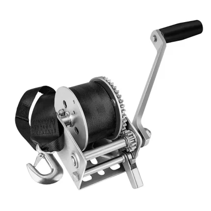 900lb Single Speed Winch w/12' Strap f/Personal Watercraft
