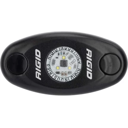 A-Series Black Low Power LED Light - Single - Blue