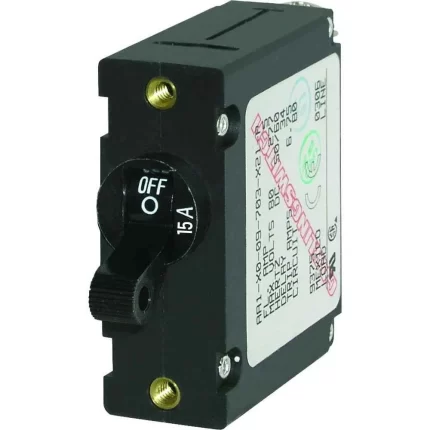 7208 AC/DC Single Pole Magnetic World Circuit Breaker - 15AMP